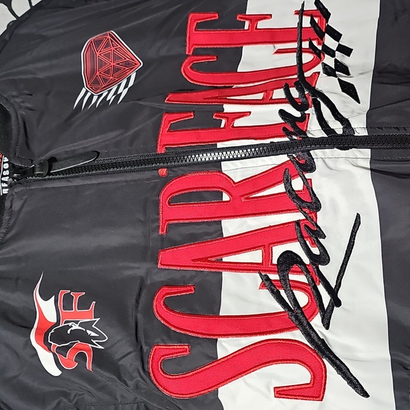 Scarface Racing Bomber Jacket Size Small New - Picture 3 of 13
